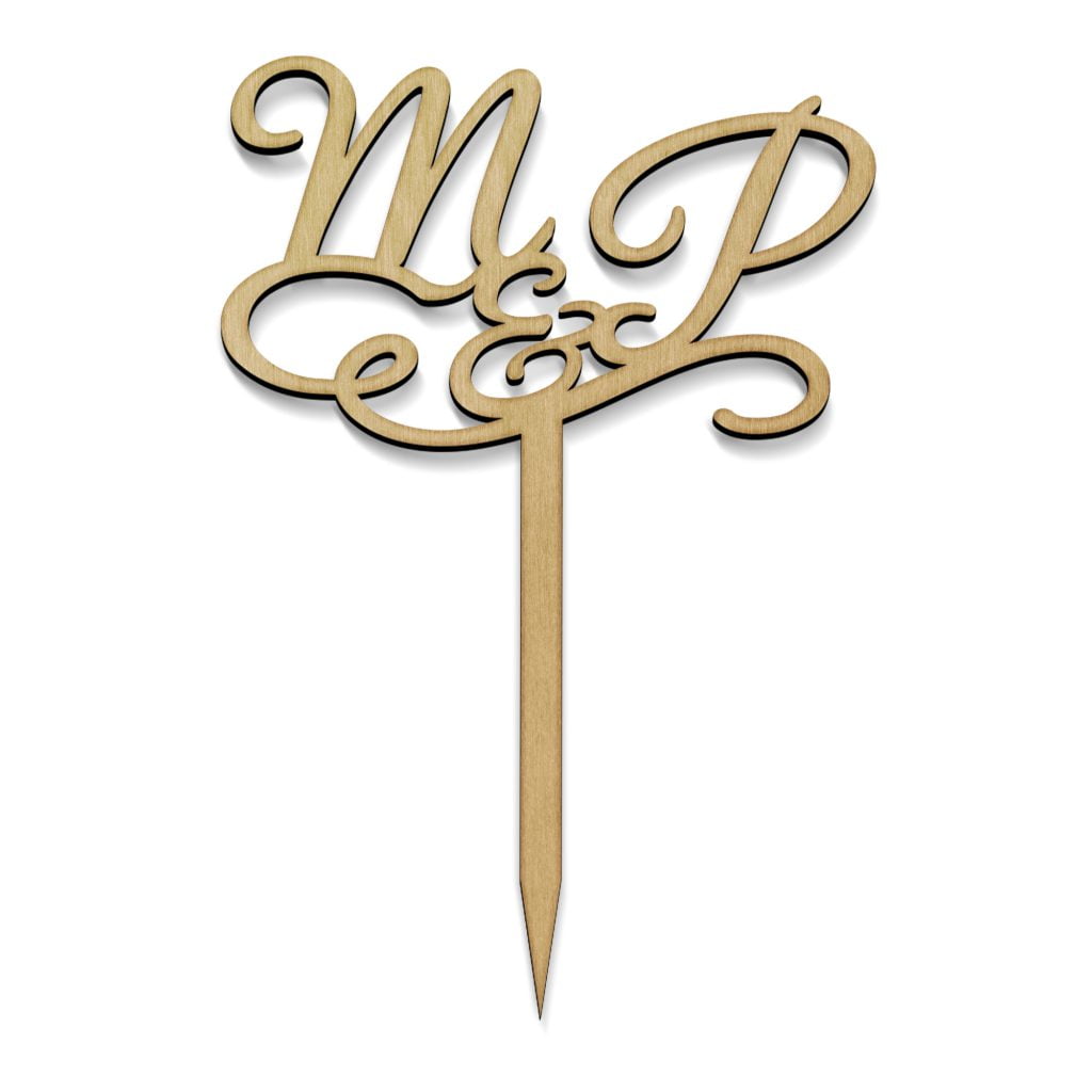Topper na tort weselny Personalizowany MD792