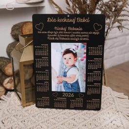 Kalendarz Dzień Babci i Dziadka MD176. Personalizowany zegar z grawerem na dzień babci i dziadka.