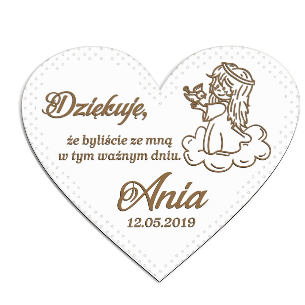 Magnes Podziękowanie dla gości Komunia Św MD01