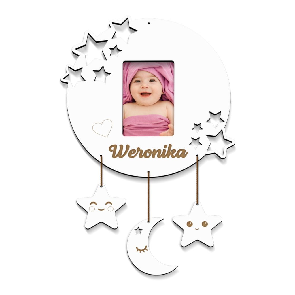 Dekoracja wisząca ze zdjęciem