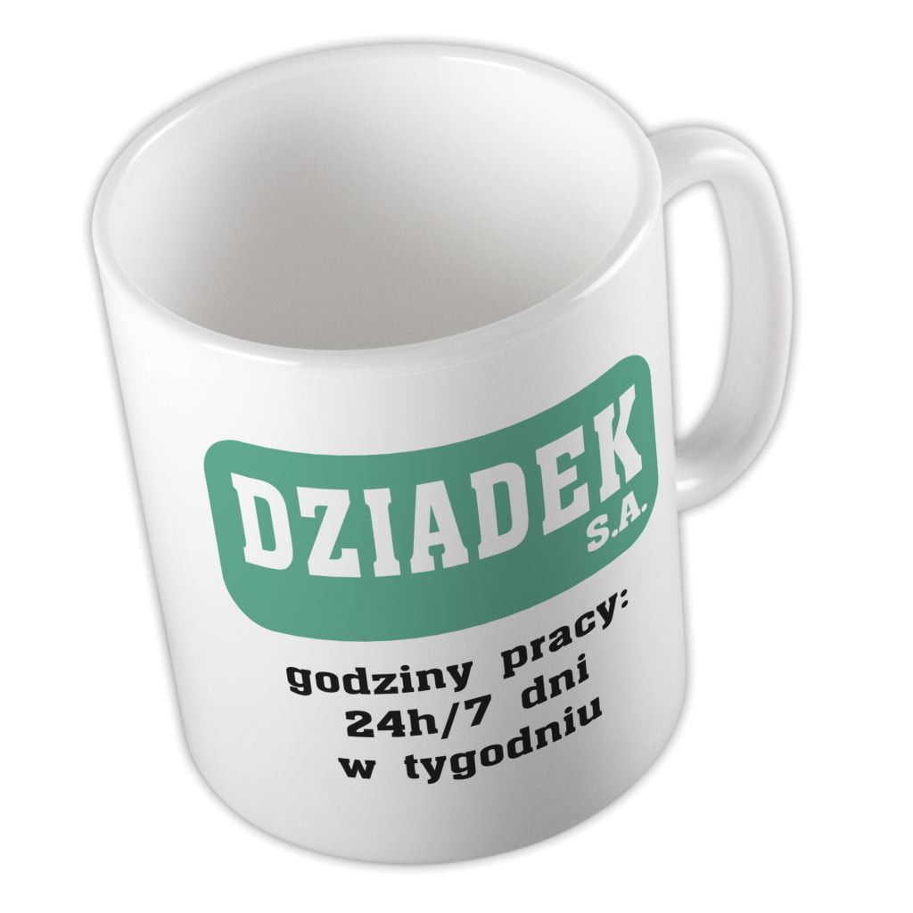Kubek dla Dziadka z nadrukiem Dziadek Prezent.