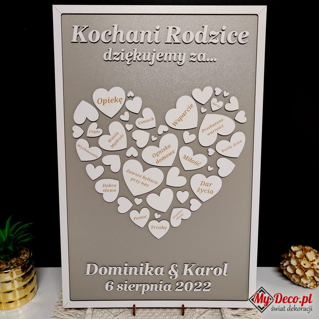Podziękowanie dla rodziców MD487