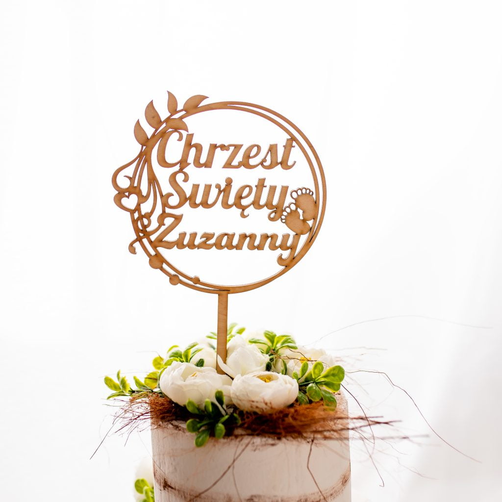 Topper na tort Chrzest Święty MD5