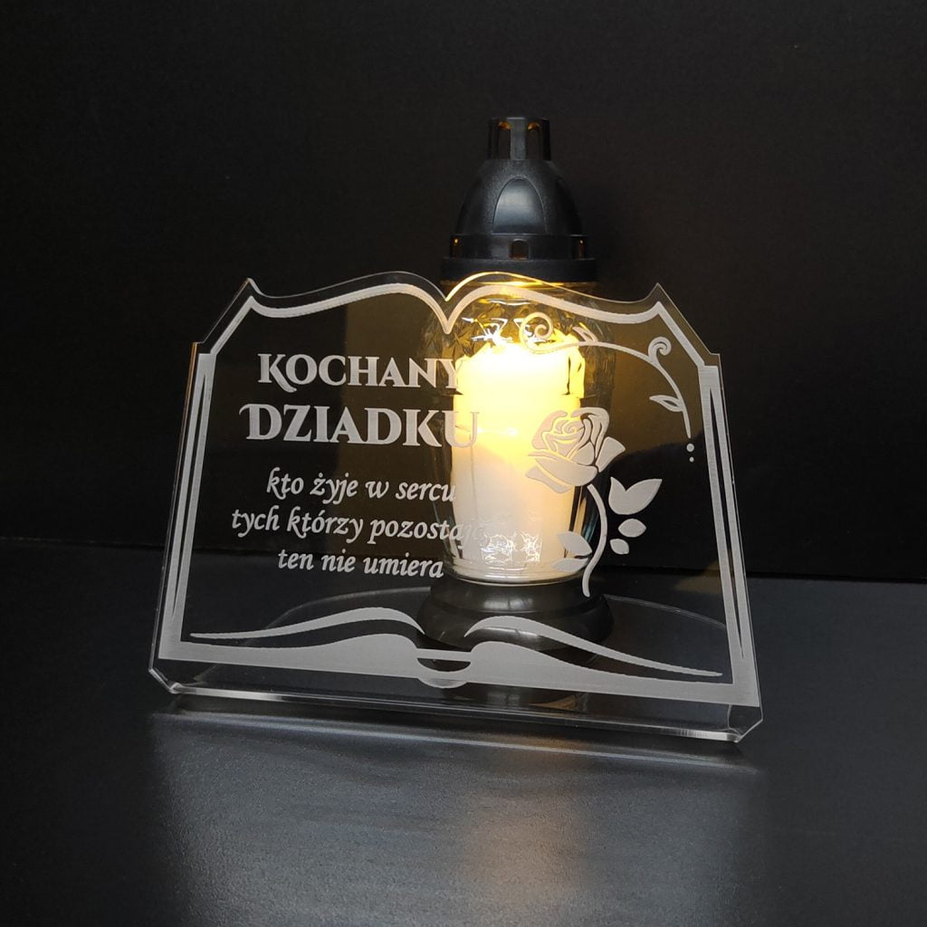 Podstawka statuetka na grób Książka. Podstawka statuetka pod znicz na dzień wszystkich świętych, dekoracja grobu na cmentarz.