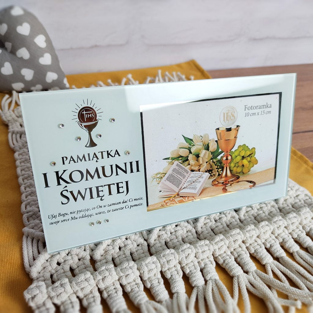 Pamiątka komunijna Ramka na zdjęcie MD4
