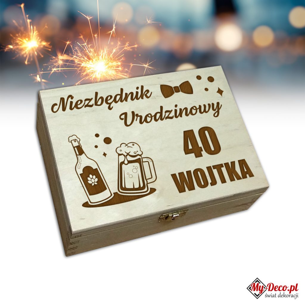Pudełko niezbędnik  herbaciarka na urodziny MDP05