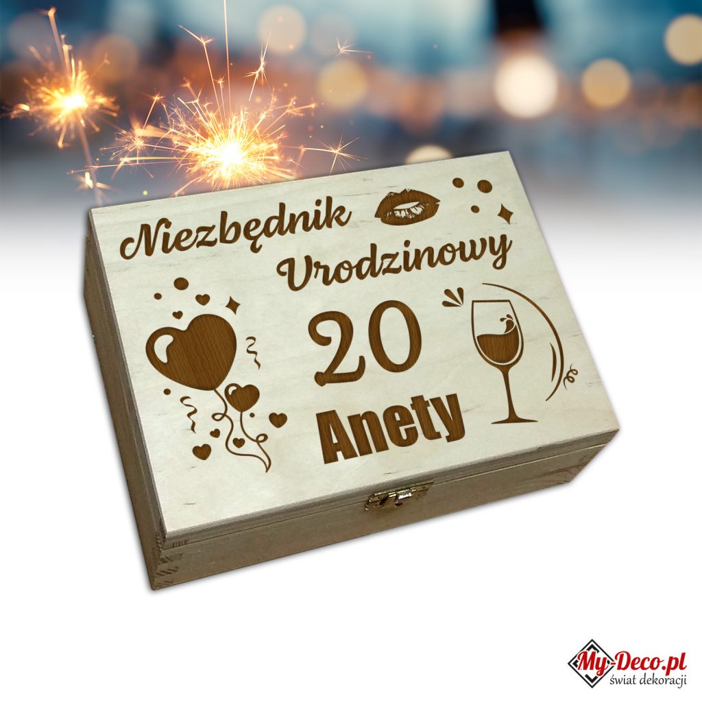 Pudełko niezbędnik herbaciarka na urodziny MDP06