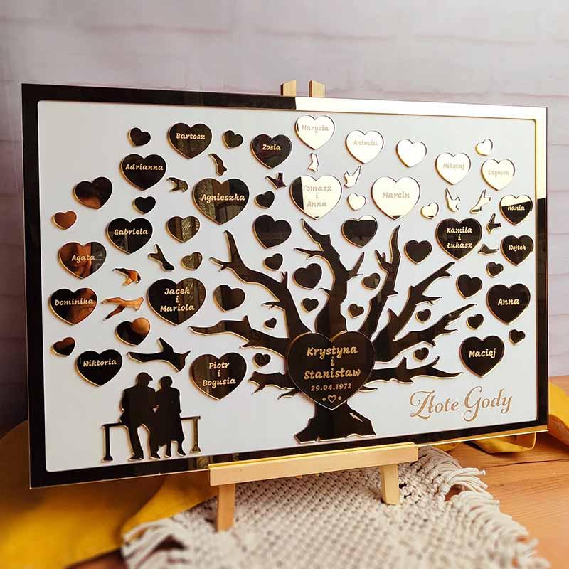 Drzewo Genealogiczne Prezent Rocznica Ślubu MD565