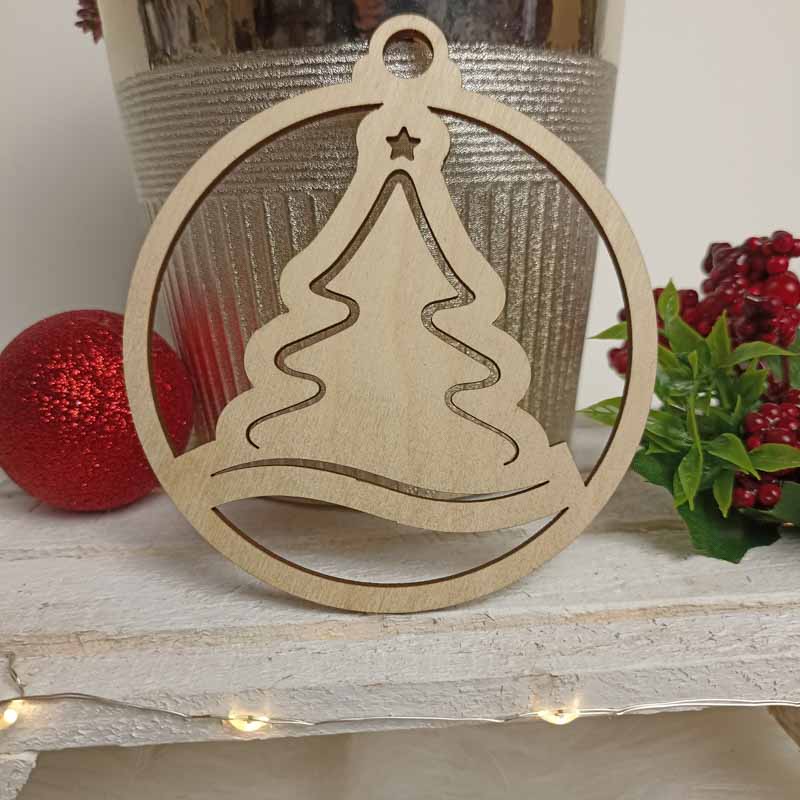 Dekor Świąteczny na Choinkę Sklejka