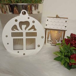 Eko Zawieszka Motyw Prezentu Biała HDF