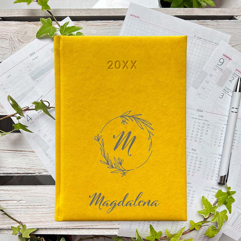 Kalendarz z imieniem Monogram prezent MD815