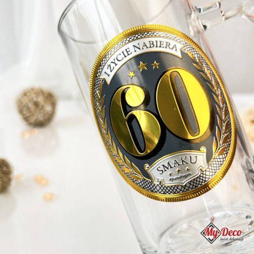 Kufel do Piwa Prezent na 60 Urodziny