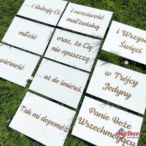 przysięga małżeńska - tekst. długi