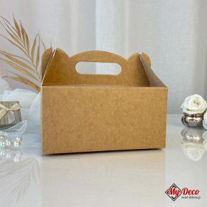 Ozdobne pudełko na ciasto Kolor Kraft. Pudełko na ciasto weselne, urodzinowe.