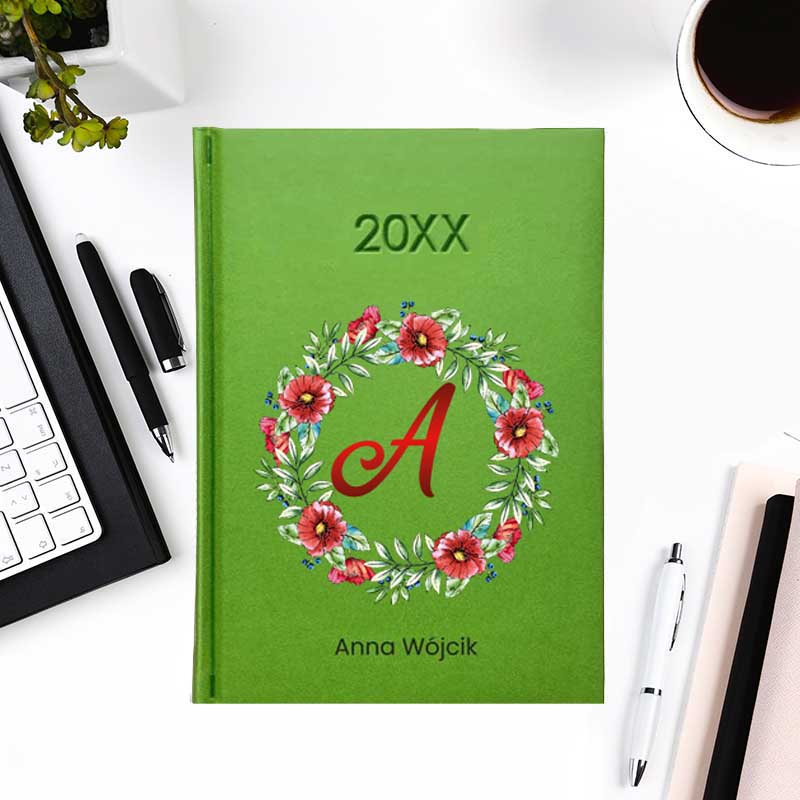 Kalendarz z Imieniem i Monogramem Prezent A5 MD823