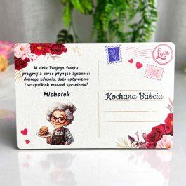 Personalizowana kartka z życzeniami na Dzień Babci i Dziadka MD1081