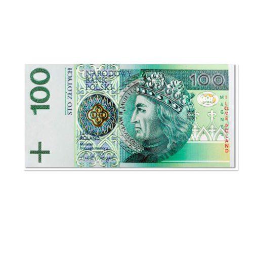 Magnes Banknot 50 Złotych prezent Pamiątka