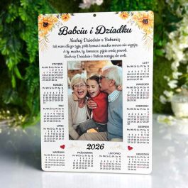 Zestaw prezent dla Babci i Dziadka Kalendarz ze zdjęciem MD1112