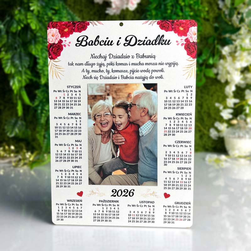 Zestaw prezentowy Kalendarz dla Babci i Dziadka MD1108