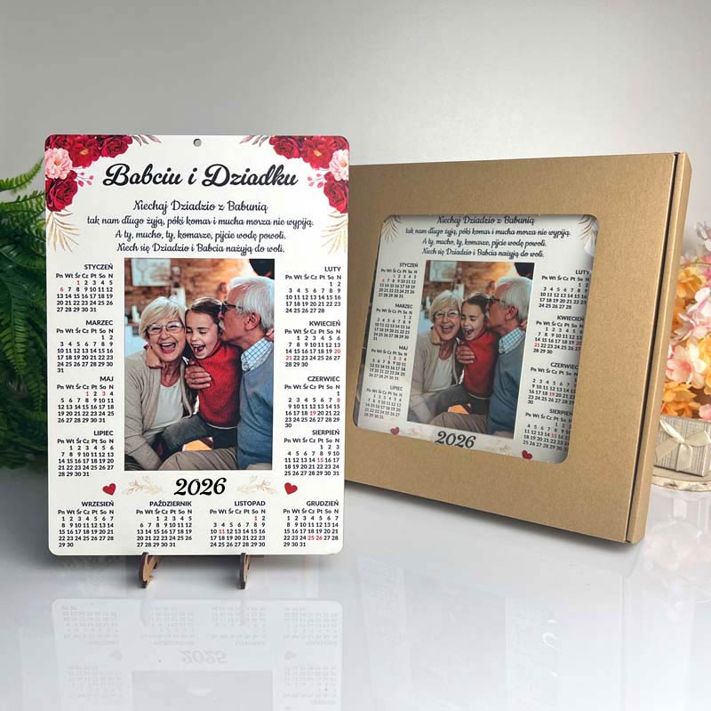 Zestaw prezentowy Kalendarz dla Babci i Dziadka MD1108