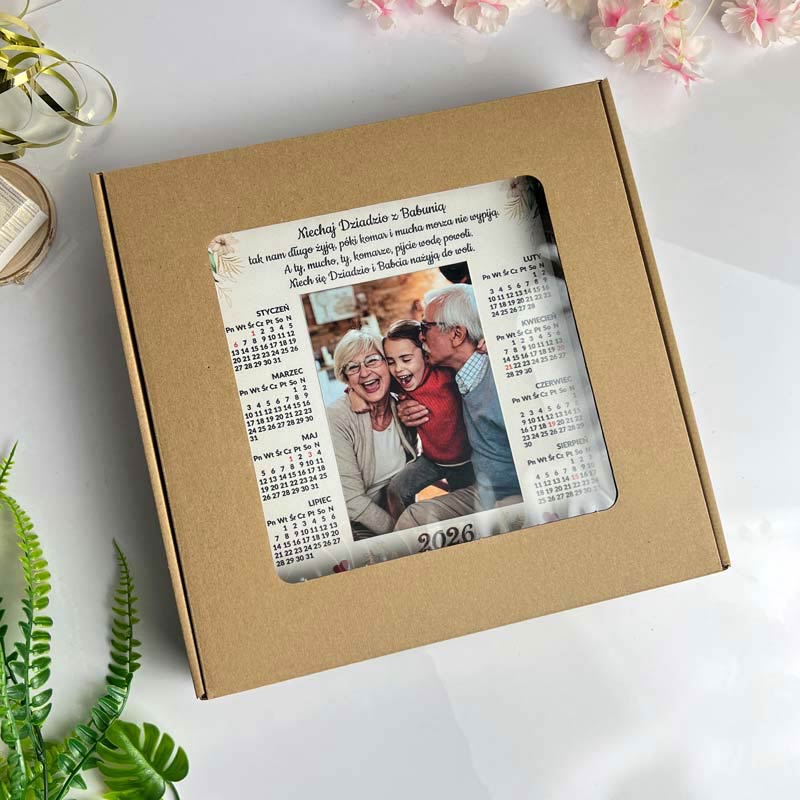 Kalendarz ze zdjęciem Prezent na Dzień Babci Dziadka MD1092