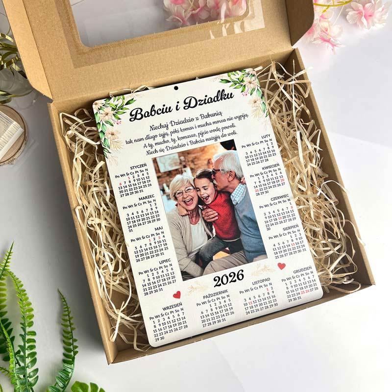 Kalendarz ze zdjęciem Prezent na Dzień Babci Dziadka MD1092
