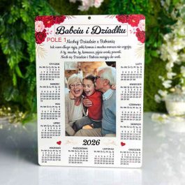 Kalendarz ze zdjęciem Prezent na Dzień Babci Dziadka MD1086