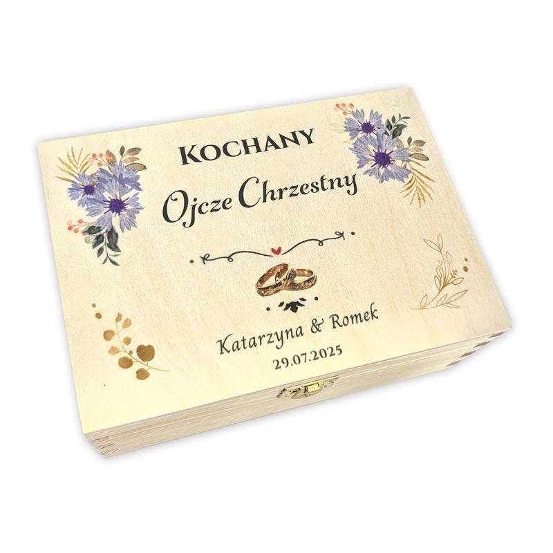 Podziękowanie dla Ojca Chrzestnego Ślub Herbaciarka nadruk MD1189