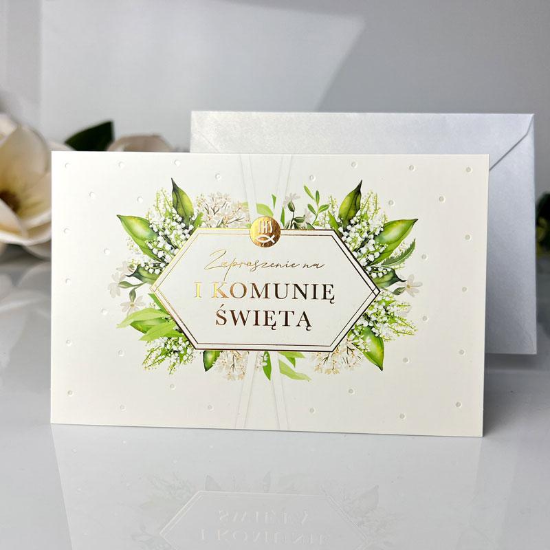Zaproszenie Star-56 Komunia opakowanie 5 szt.