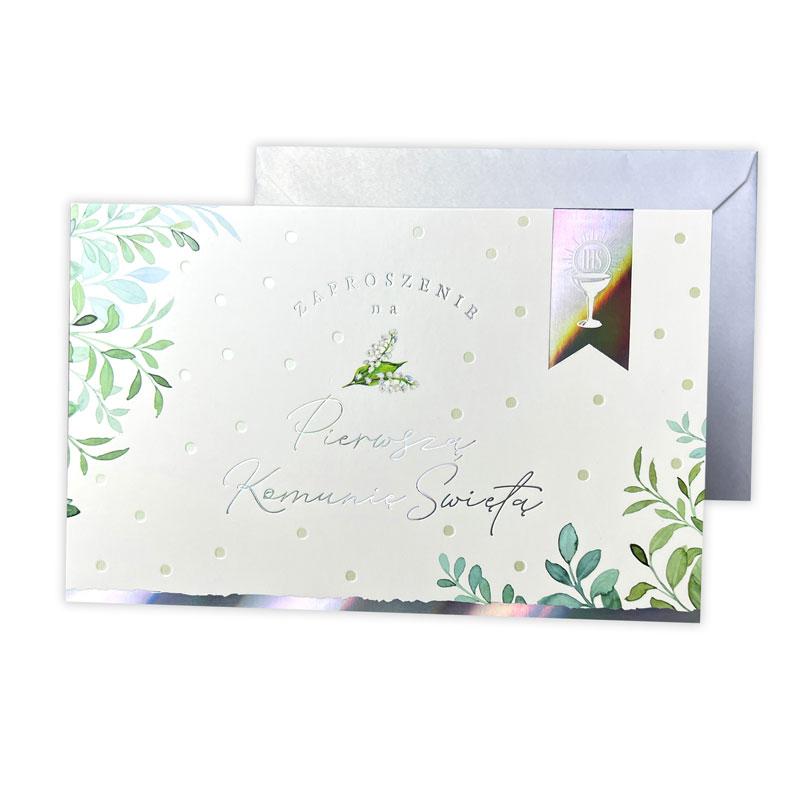 Zaproszenia na Pierwszą Komunię zestaw 5 sztuk Star-60 - obrazek 4