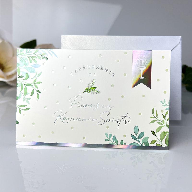 Zaproszenie Star-60 Komunia opakowanie 5 szt.