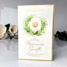 Zaproszenie Star-61 Komunia opakowanie 5 szt.