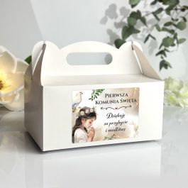 Etykiety Naklejki samoprzylepne Komunijne na ciasto 10 szt MD1269