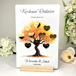 podziękowanie dla mamy i taty jesienne