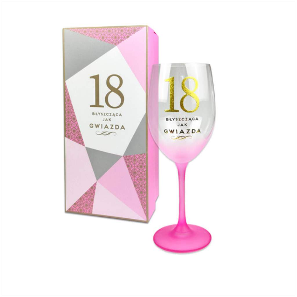 Kieliszek Do Wina Na 18 Urodziny Dla Dziewczyny Przyjaciółki