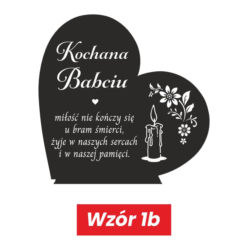 Dekoracja Nagrobna Serce Personalizowane dla Mamy MD1381