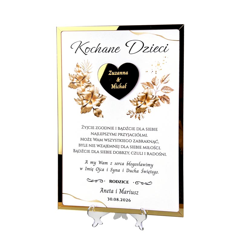 Prezent dla Młodej Pary Błogosławieństwo MD1437 - obrazek 4