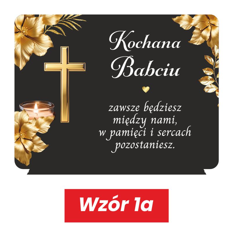 Dekoracja na grób z pleksi – Statuetka dla Rodziców MD1419 - obrazek 3