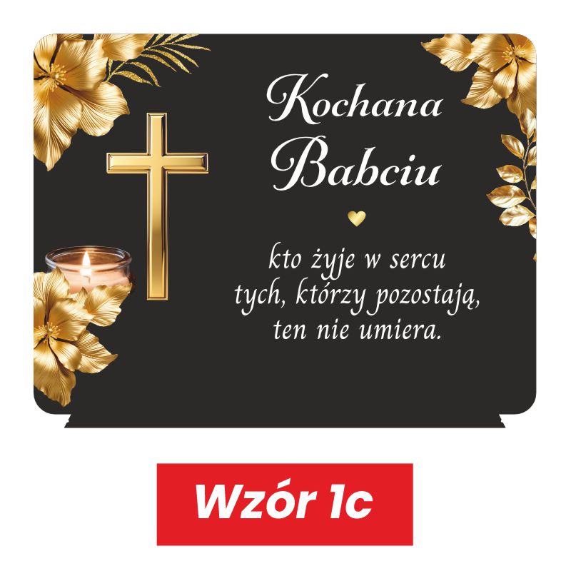 Dekoracja na grób z pleksi – Statuetka dla Rodziców MD1419 - obrazek 5