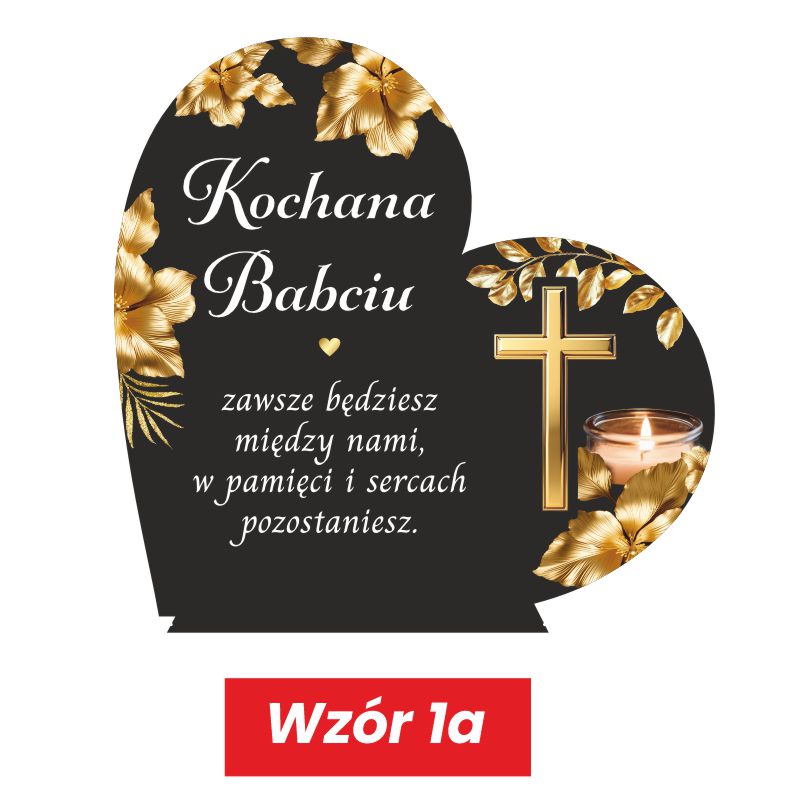 Nagrobna Pamiątka dla Taty z Pleksi na Znicz MD1421 - obrazek 3