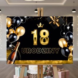 Urodzinowa Dekoracja Wejścia druk UV