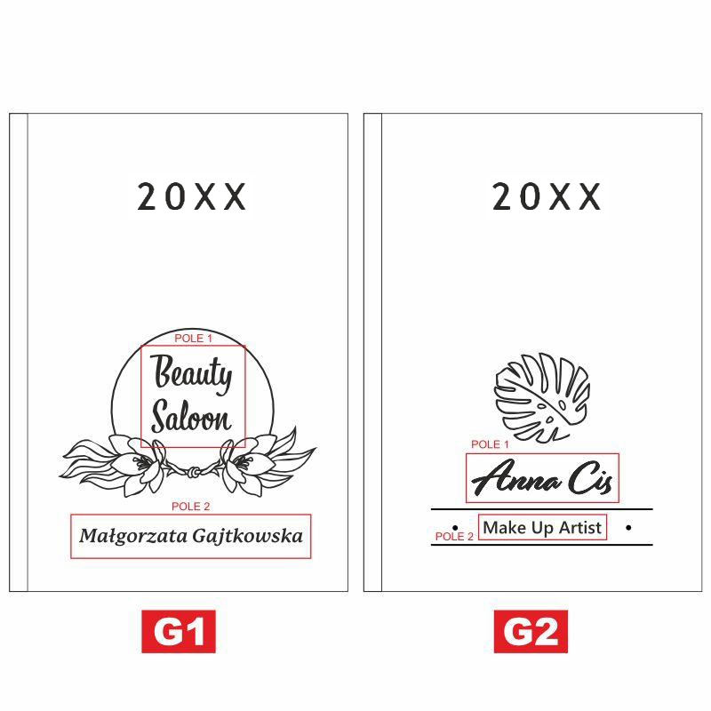 Kalendarz z imieniem Monogram prezent MD815 - obrazek 6