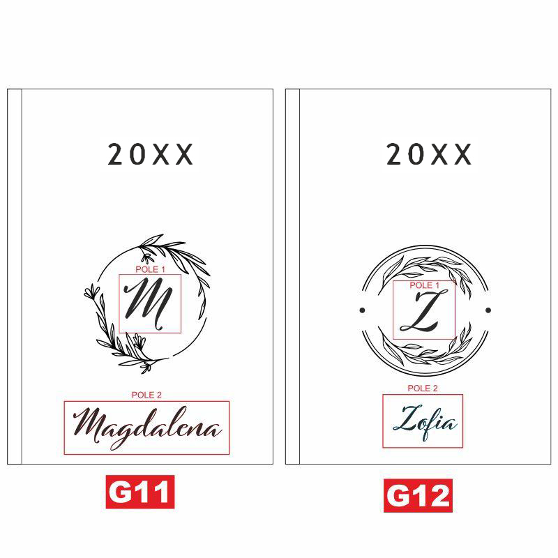 Kalendarz z imieniem Monogram prezent MD815 - obrazek 11