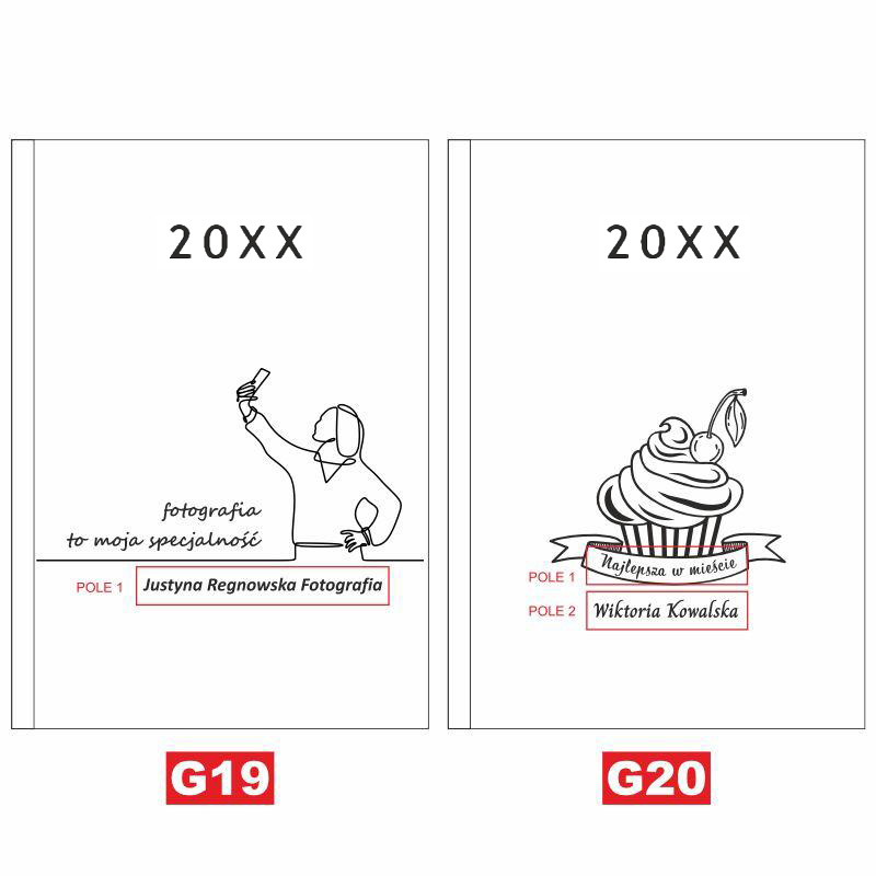 Kalendarz z imieniem Monogram prezent MD815 - obrazek 15