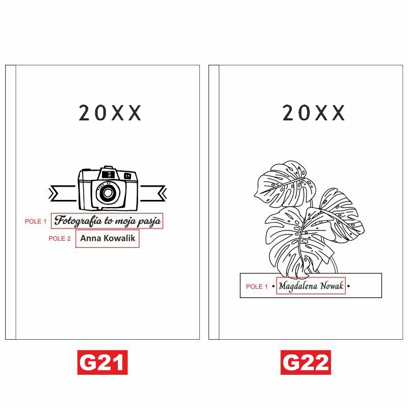 Kalendarz z imieniem Monogram prezent MD815 - obrazek 16