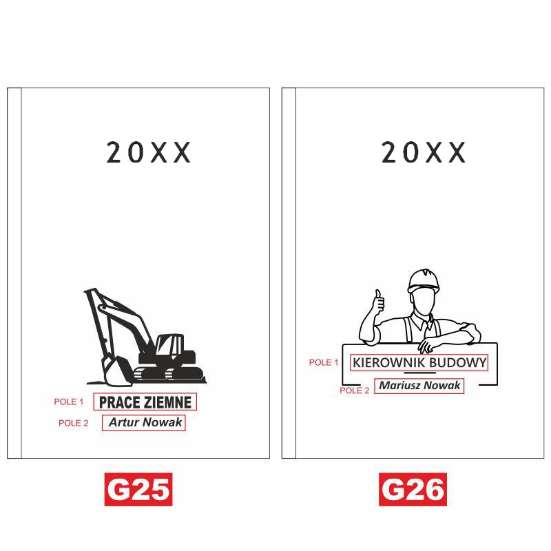 Kalendarz z imieniem Monogram prezent MD815 - obrazek 18
