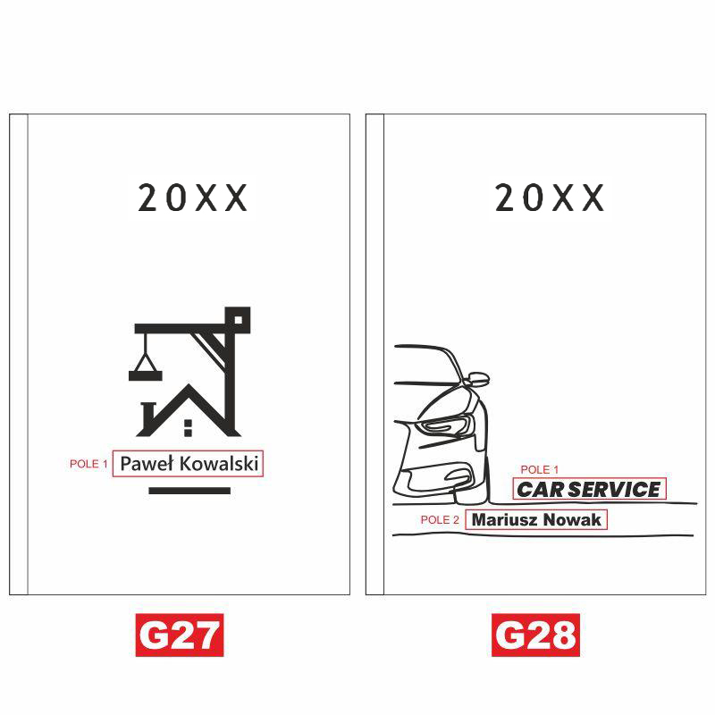 Kalendarz z imieniem Monogram prezent MD815 - obrazek 19