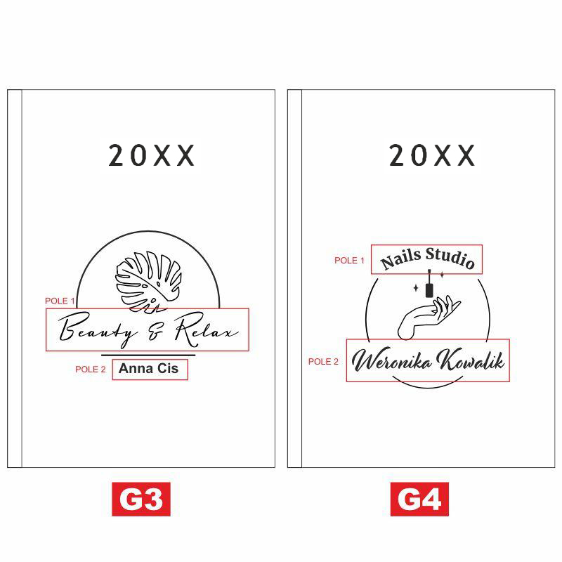 Kalendarz z imieniem Monogram prezent MD815 - obrazek 7