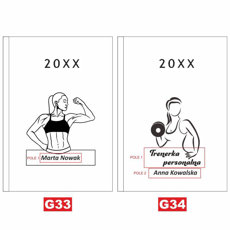Kalendarz z imieniem Monogram prezent MD815 - obrazek 22