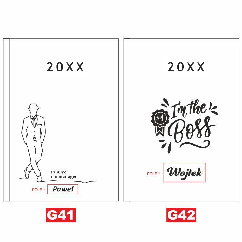 Kalendarz z imieniem Monogram prezent MD815 - obrazek 26